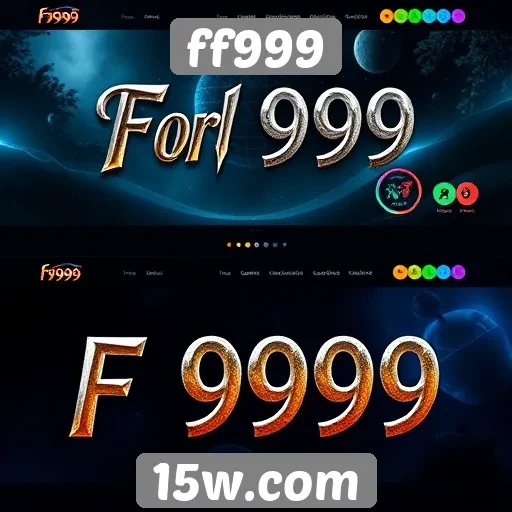 Evolução do design do site ff999 ao longo do tempo